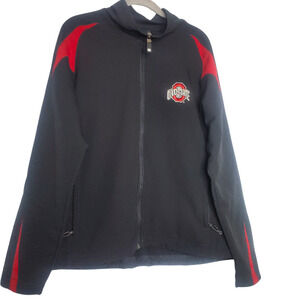 Ohio State zip up ladies large holloway brand waist cinch